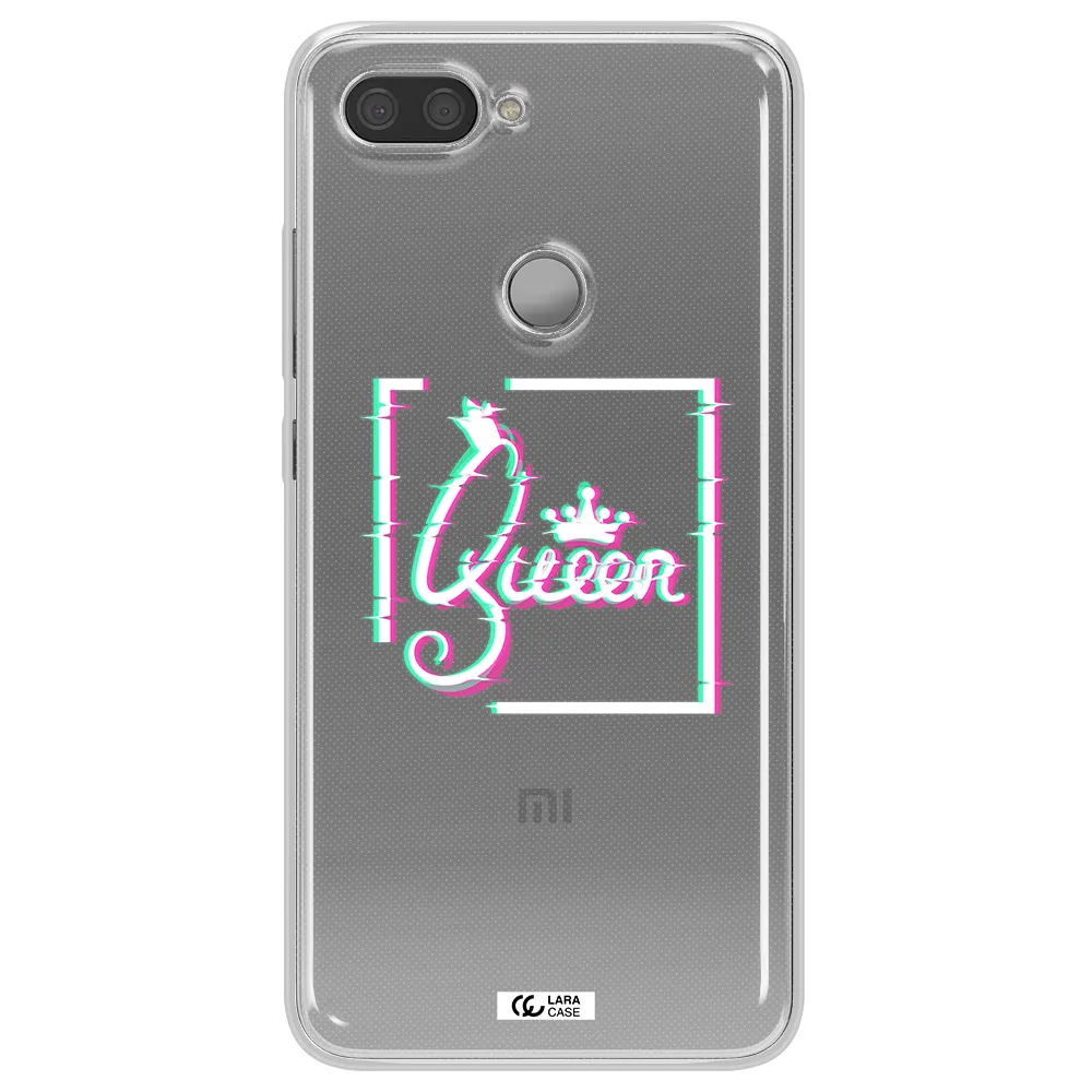 Queen Xiaomi Mi 8 Lite Clear TPU Case