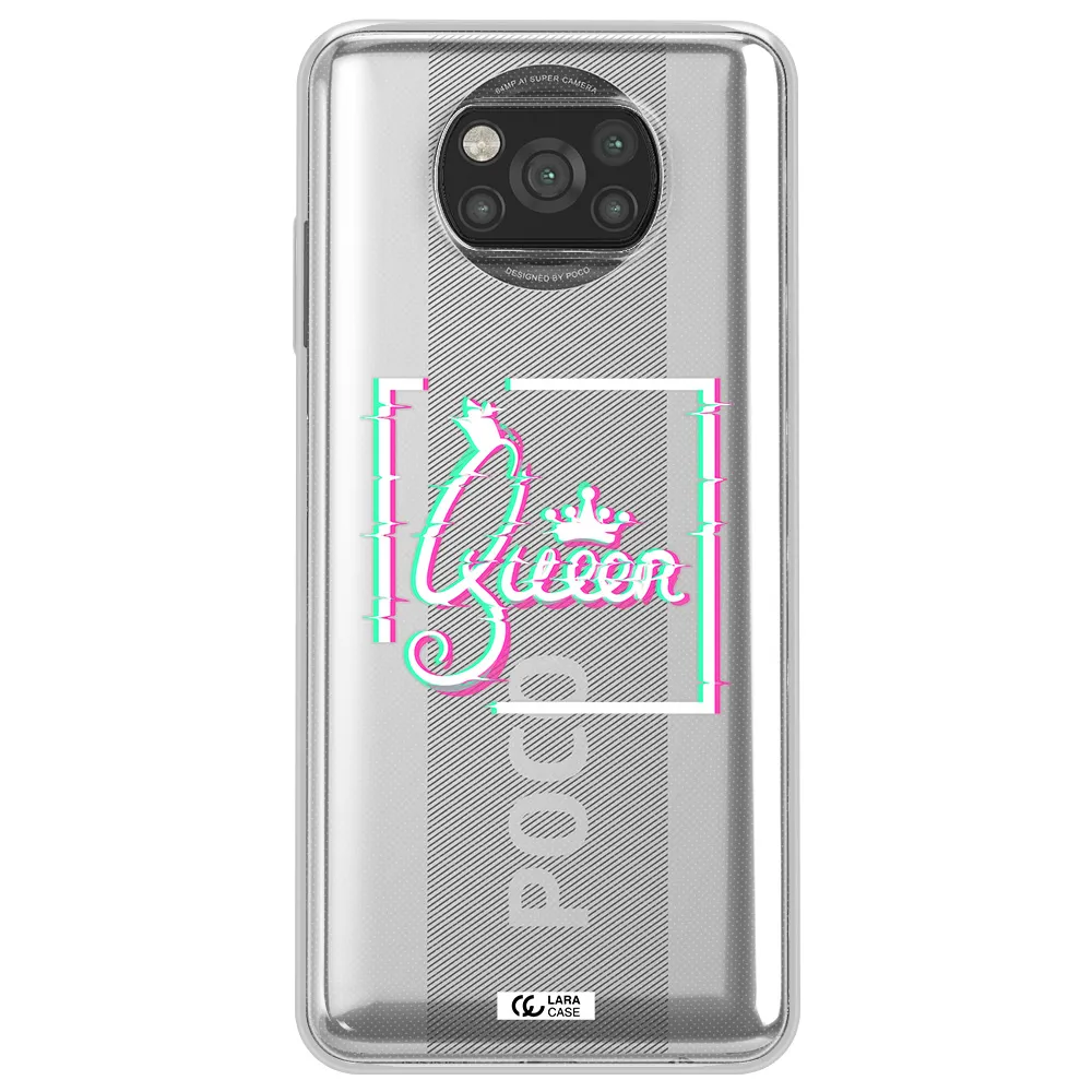 Queen Xiaomi Poco X3 Clear TPU Case
