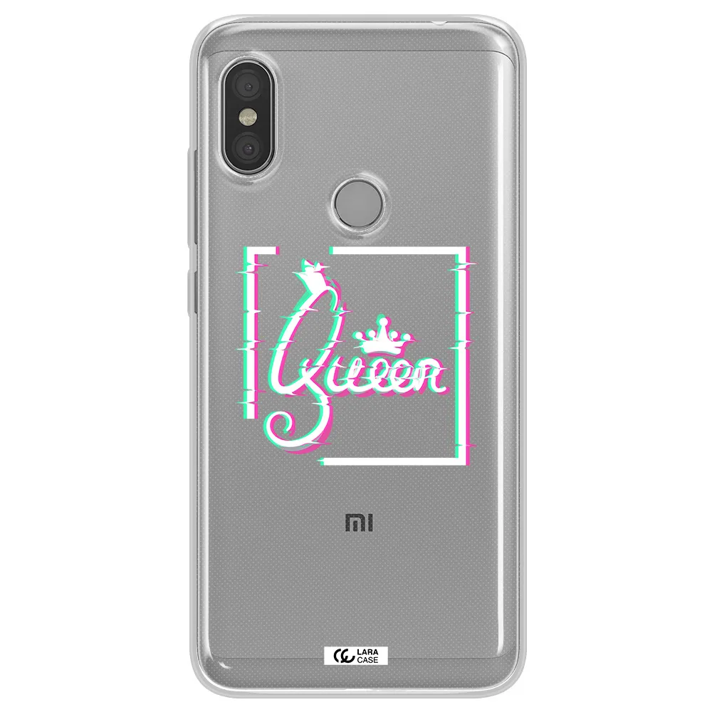 Queen Xiaomi Redmi Note 6 Pro Clear TPU Case