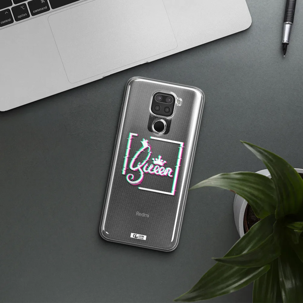 Queen Xiaomi Redmi Note 9 Clear TPU Case