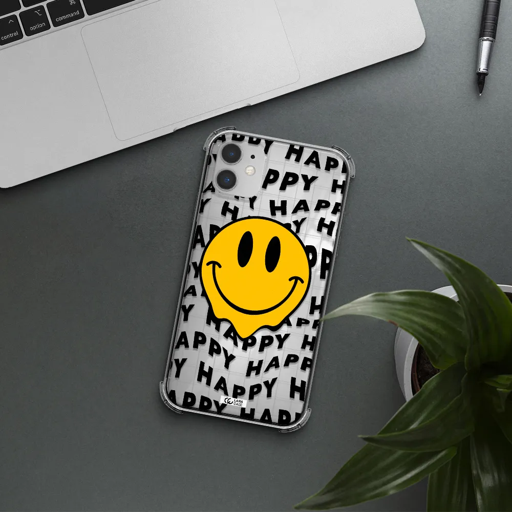 Happy Emoji Apple iPhone 11 Clear PC Case