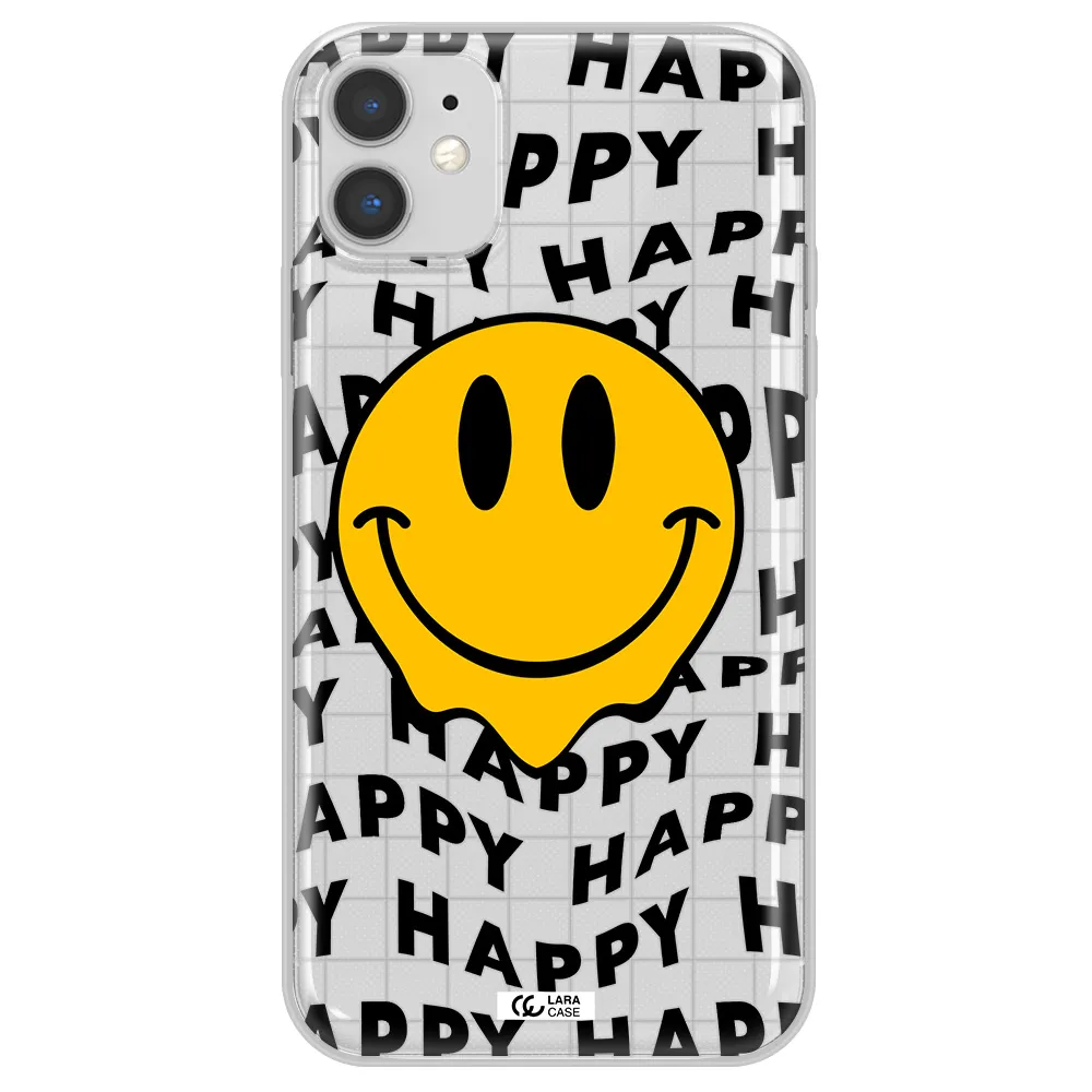 Happy Emoji Apple iPhone 11 Clear TPU Case
