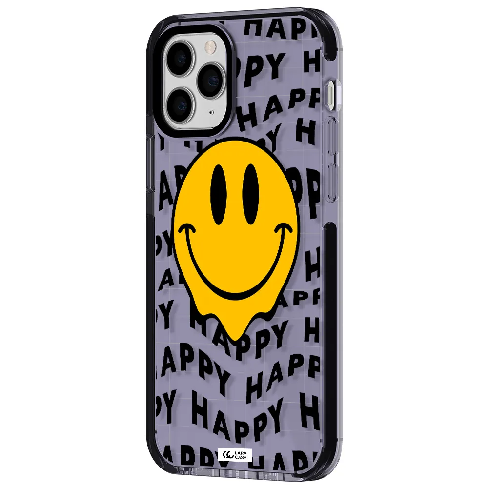 Happy Emoji Apple iPhone 11 pro impact Lilac Case