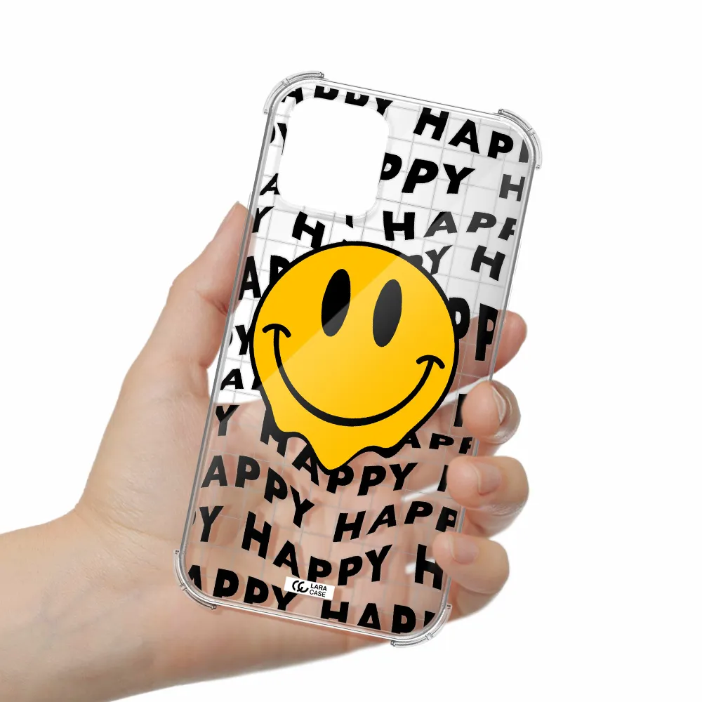 Happy Emoji Apple iPhone 11 pro max Clear PC Case