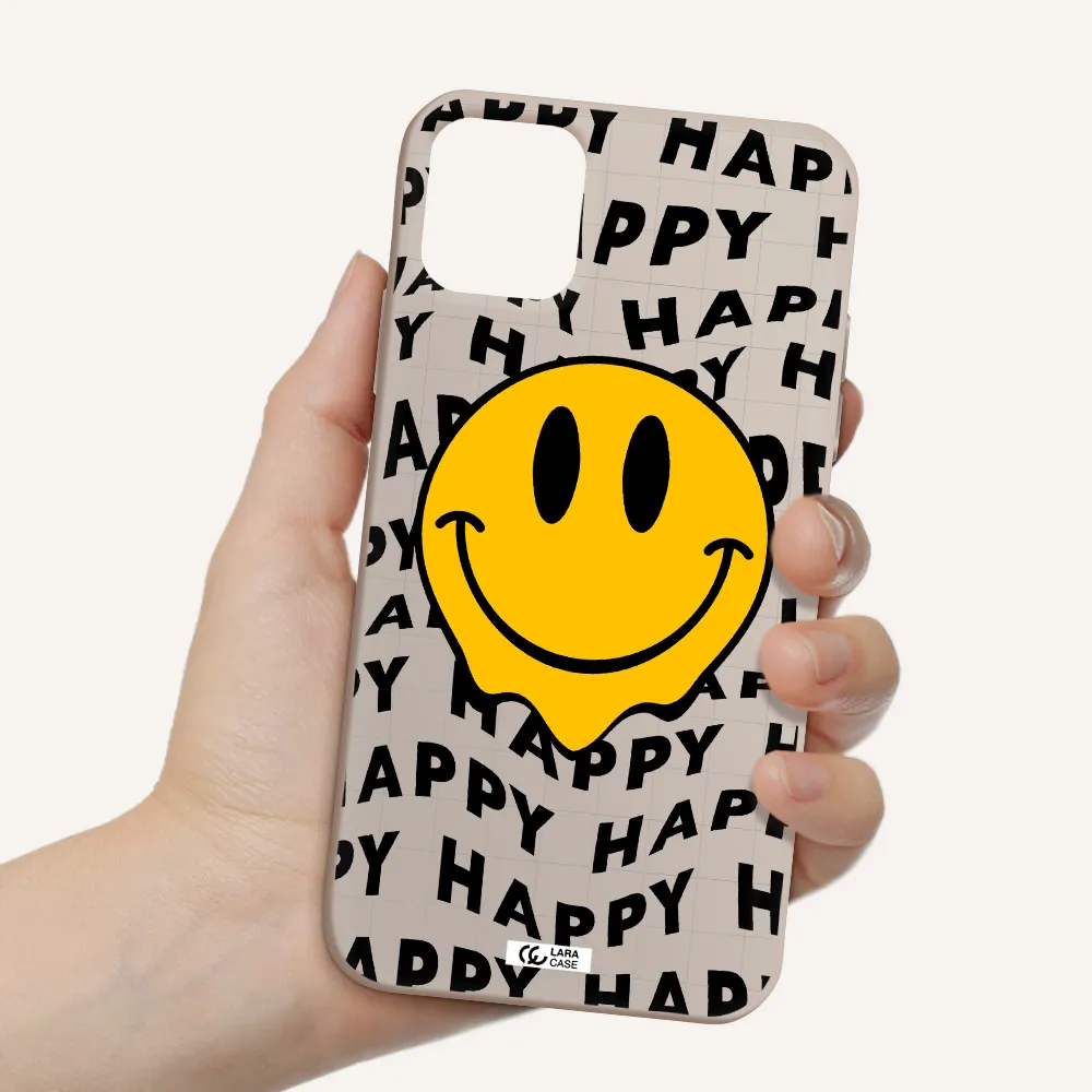 Happy Emoji Apple iPhone 11 Silicone Stone Case
