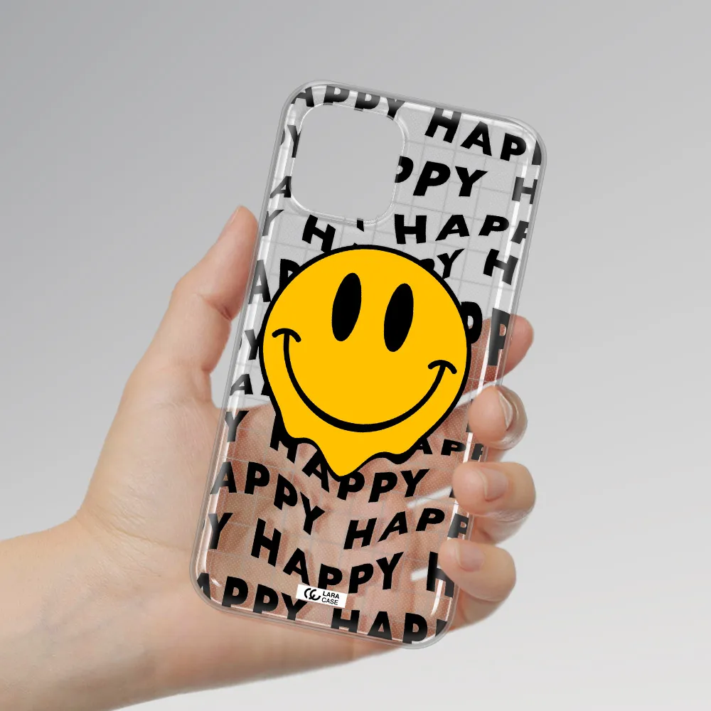 Happy Emoji Apple iPhone 12 Clear TPU Case