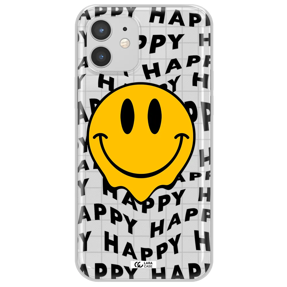 Happy Emoji Apple iPhone 12 mini Clear TPU Case