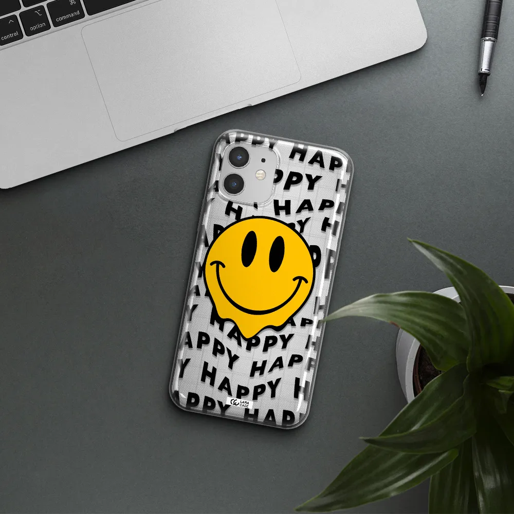 Happy Emoji Apple iPhone 12 mini Clear TPU Case