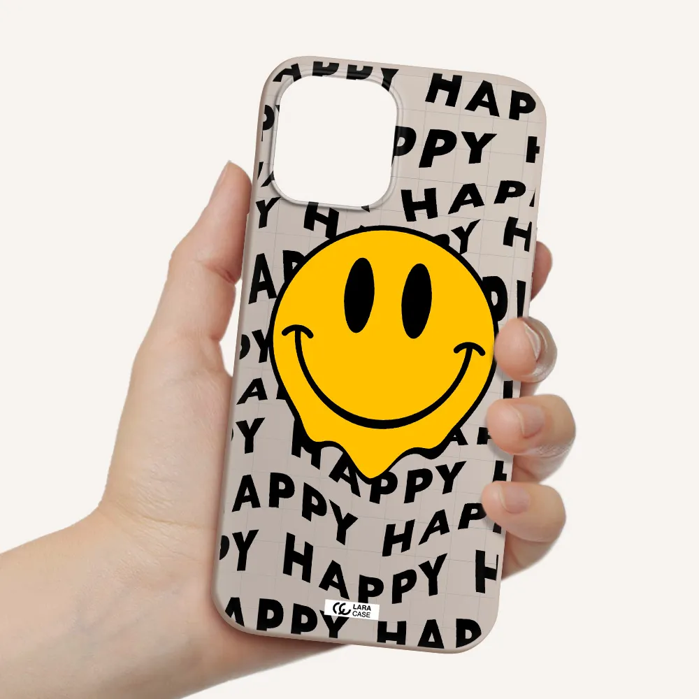 Happy Emoji Apple iPhone 12 pro max Silicone Stone Case