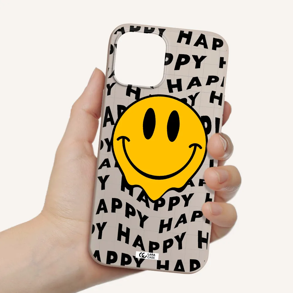 Happy Emoji Apple iPhone 12 pro Silicone Stone Case