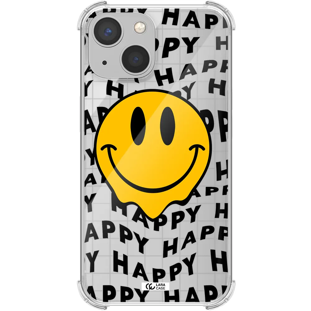 Happy Emoji Apple iPhone 13 mini Clear PC Case