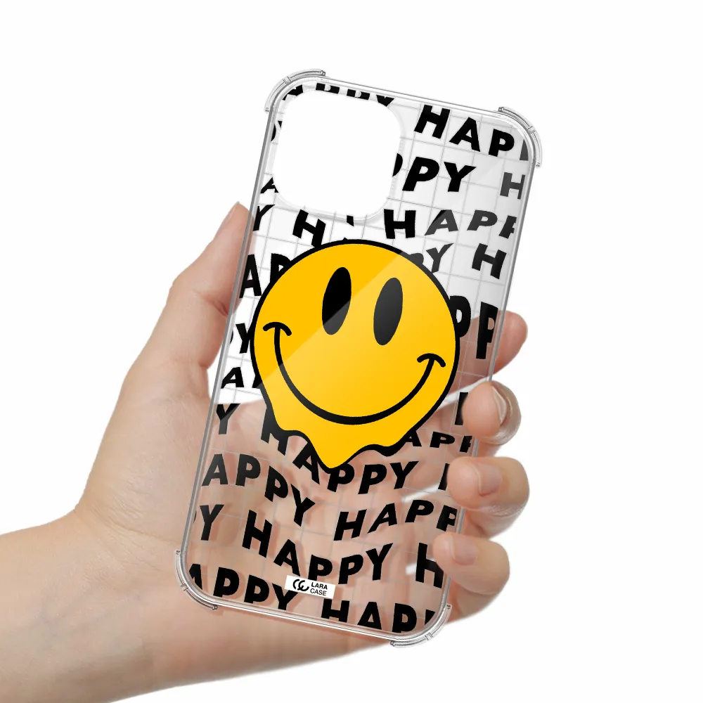 Happy Emoji Apple iPhone 13 mini Clear PC Case
