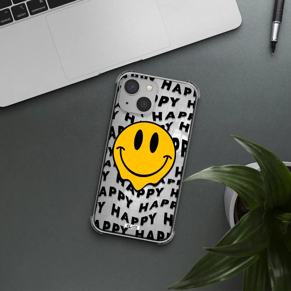 Happy Emoji Apple iPhone 13 mini Clear PC Case