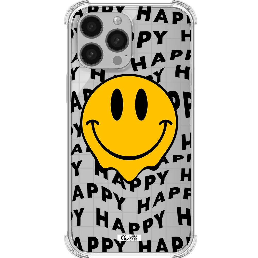 Happy Emoji Apple iPhone 13 Pro Clear PC Case