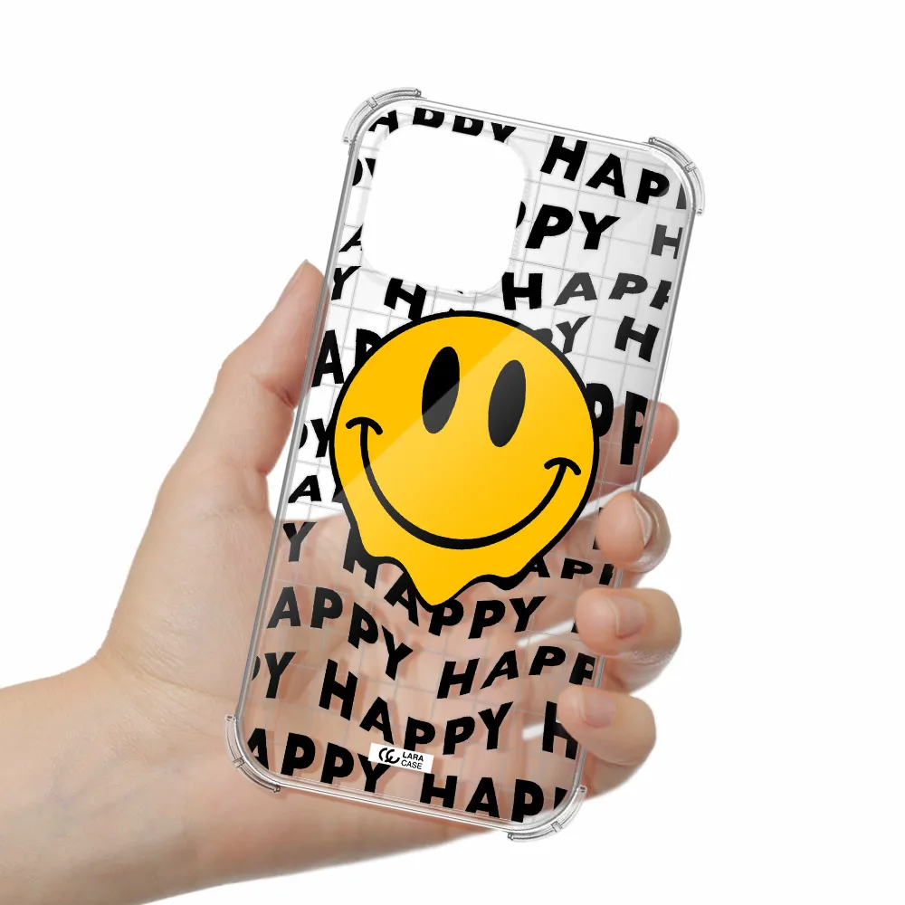 Happy Emoji Apple iPhone 13 Pro Clear PC Case