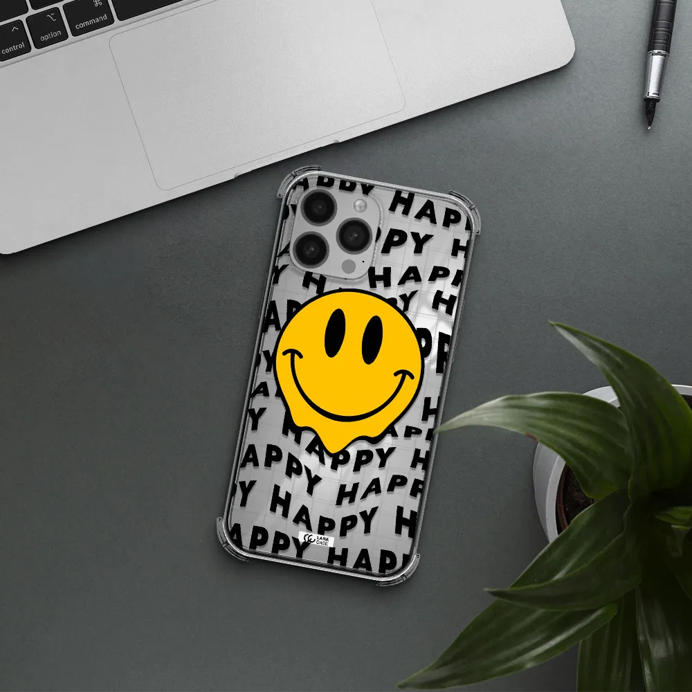 Happy Emoji Apple iPhone 13 Pro Clear PC Case