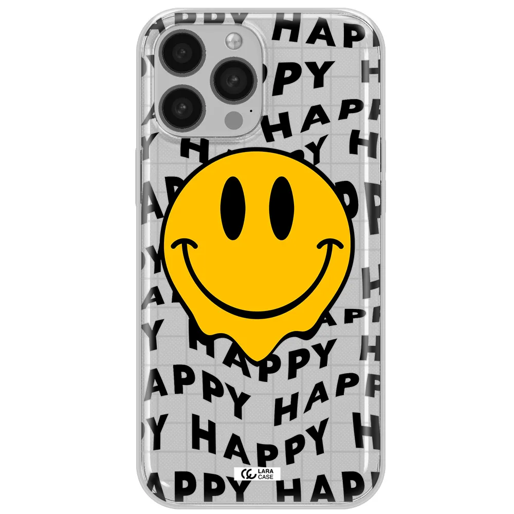 Happy Emoji Apple iPhone 13 Pro Clear TPU Case