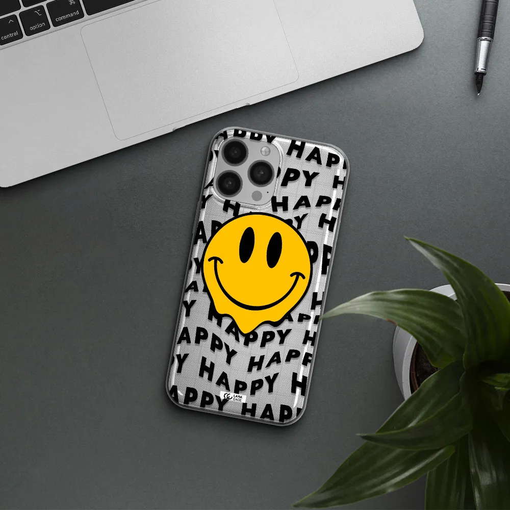Happy Emoji Apple iPhone 13 Pro Clear TPU Case