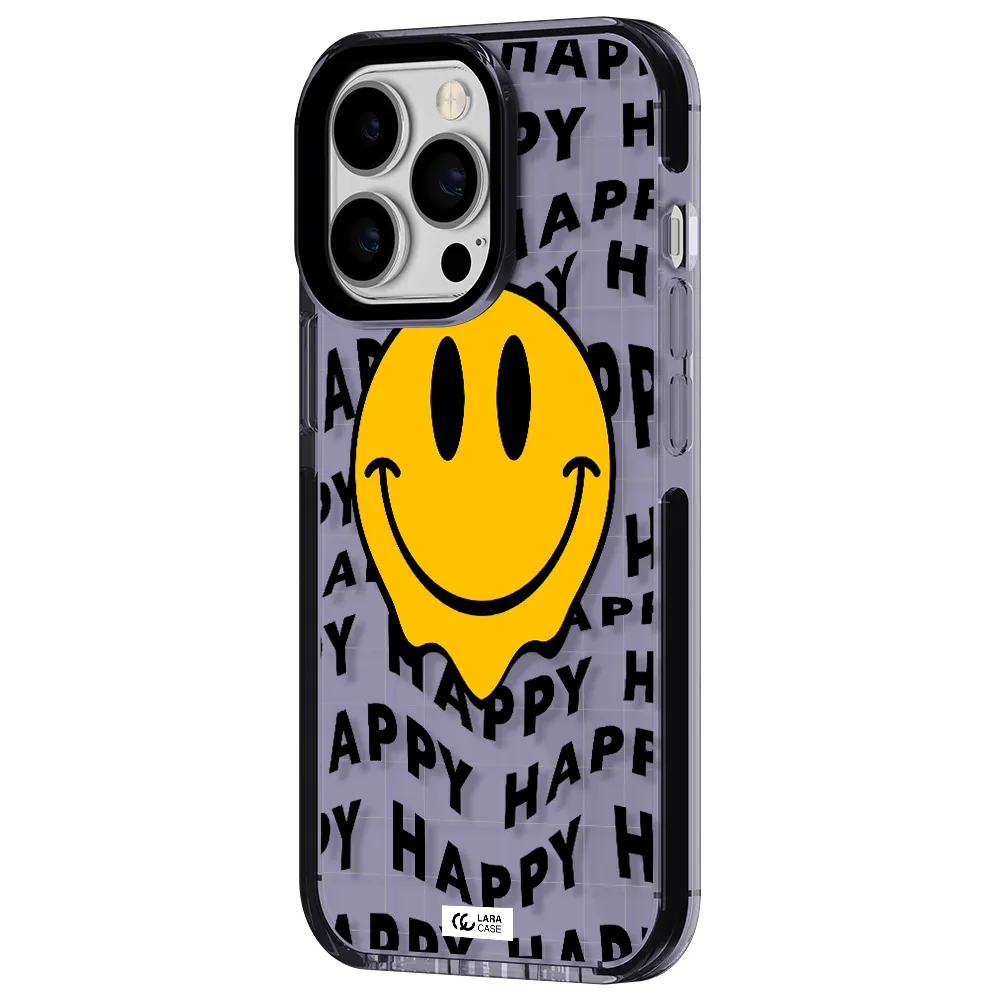 Happy Emoji Apple iPhone 13 Pro impact Lilac Case