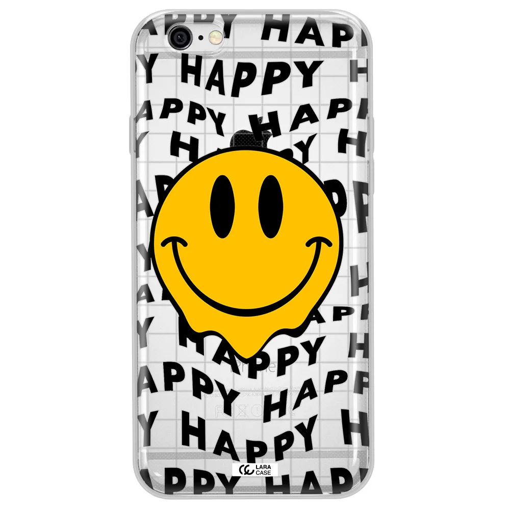 Happy Emoji Apple iPhone 6 Clear TPU Case