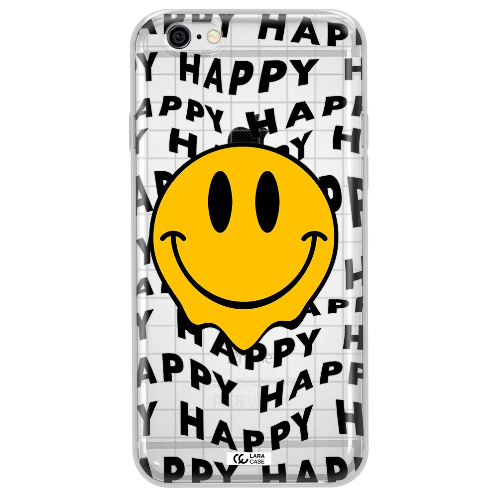 Happy Emoji Apple iPhone 6 plus Clear TPU Case