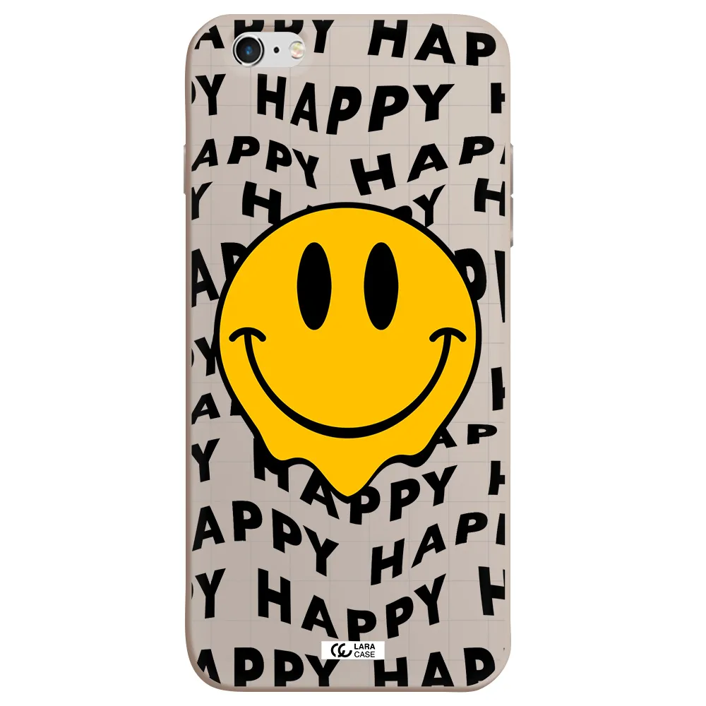 Happy Emoji Apple iPhone 6 plus Silicone Stone Case