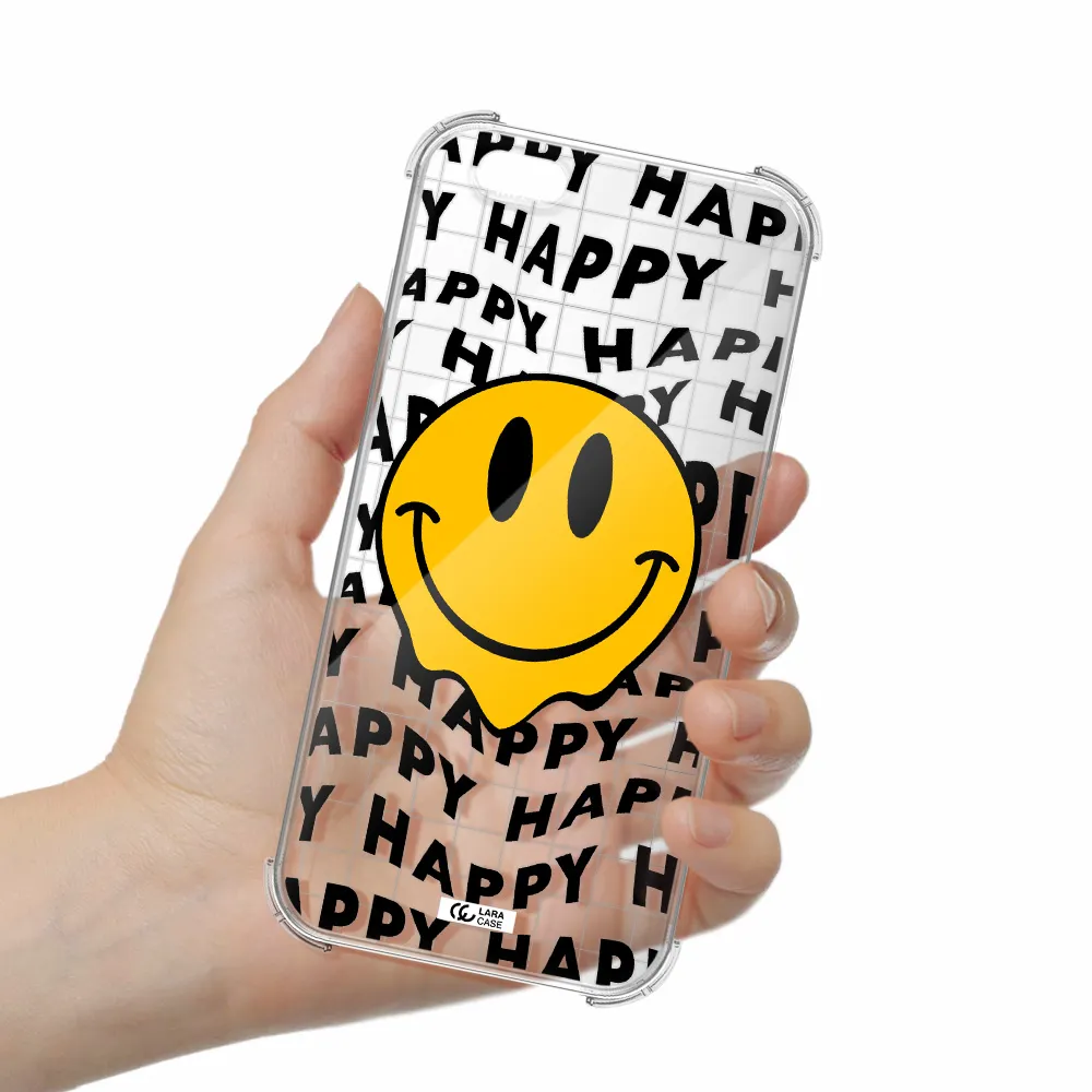 Happy Emoji Apple iPhone 6 s plus Clear PC Case