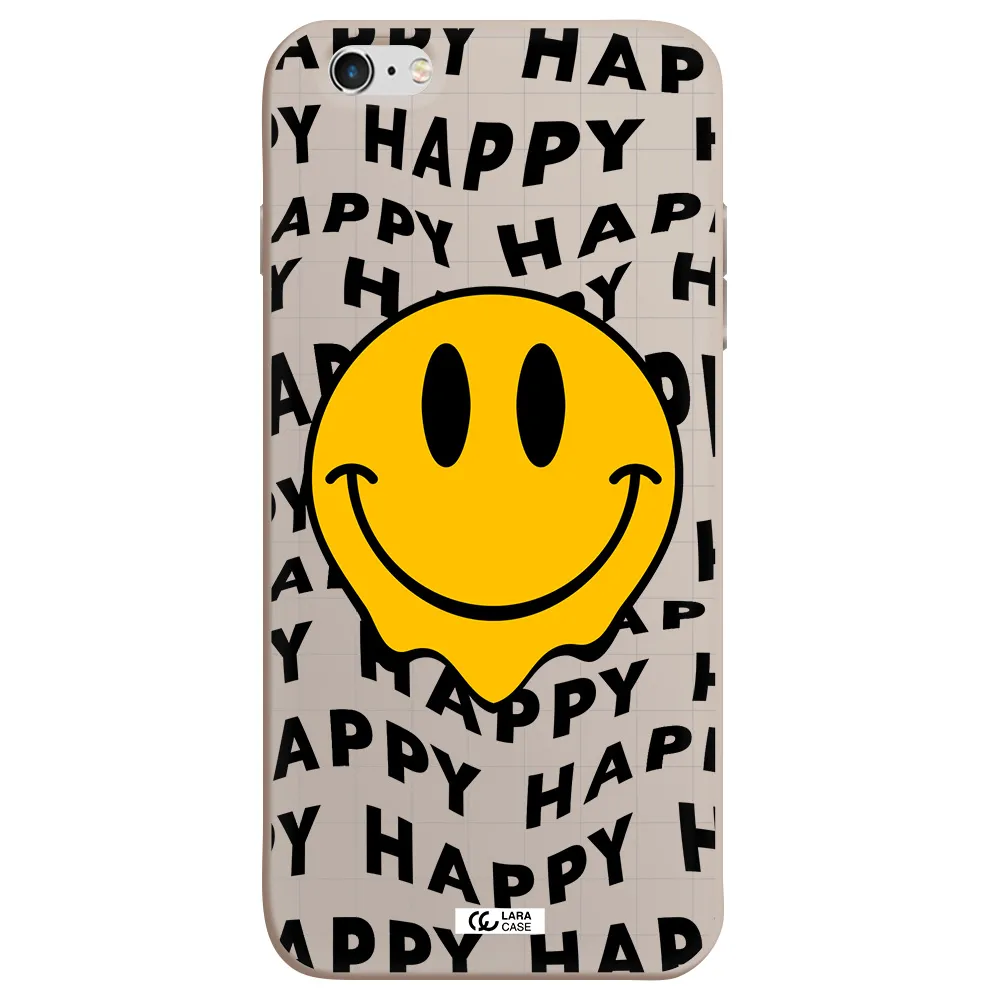 Happy Emoji Apple iPhone 6 s plus Silicone Stone Case