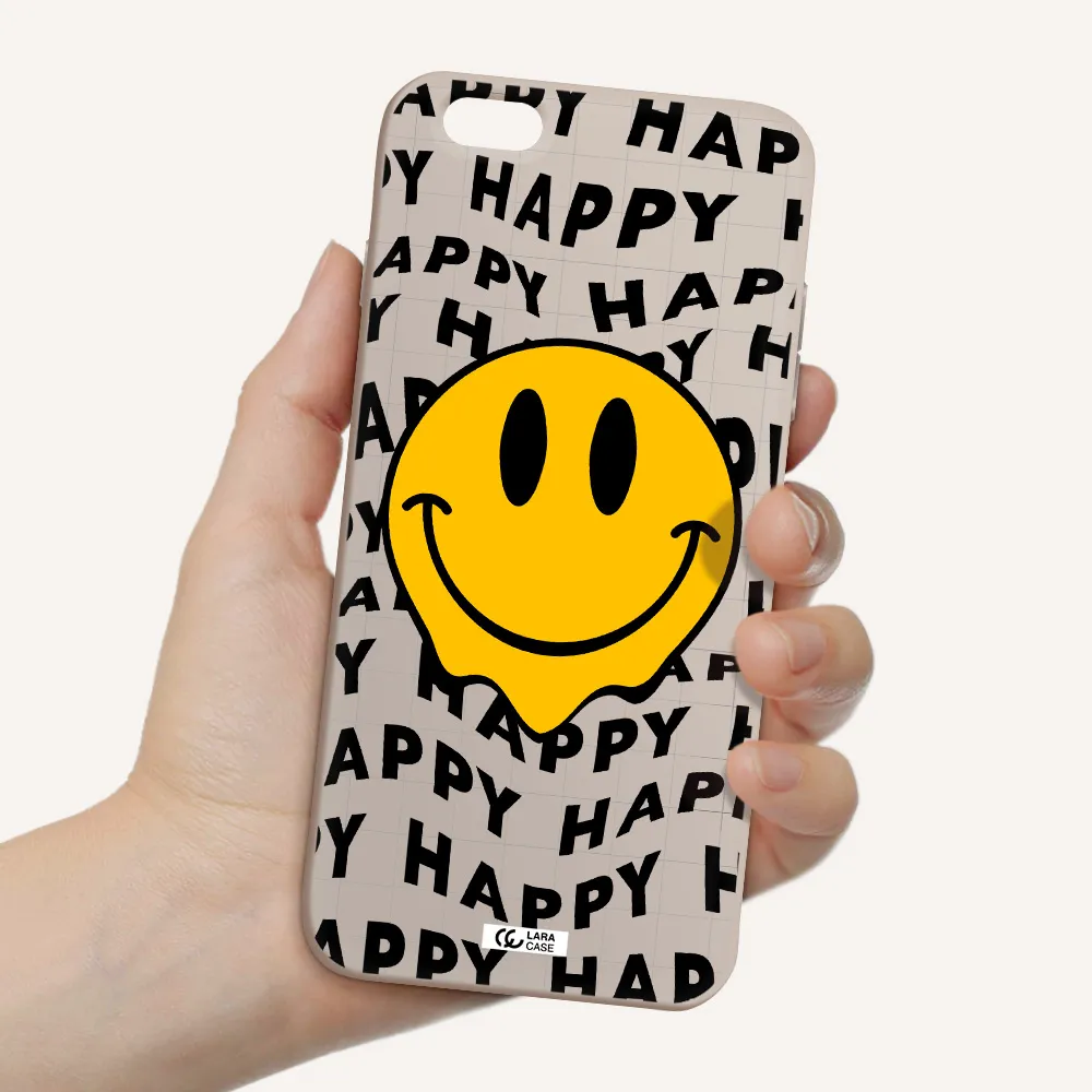 Happy Emoji Apple iPhone 6 s plus Silicone Stone Case