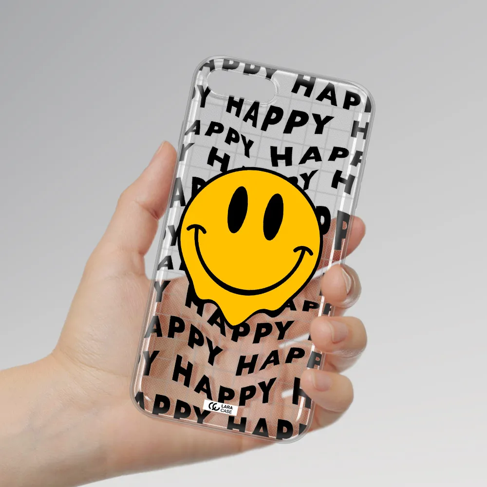 Happy Emoji Apple iPhone 7 plus Clear TPU Case