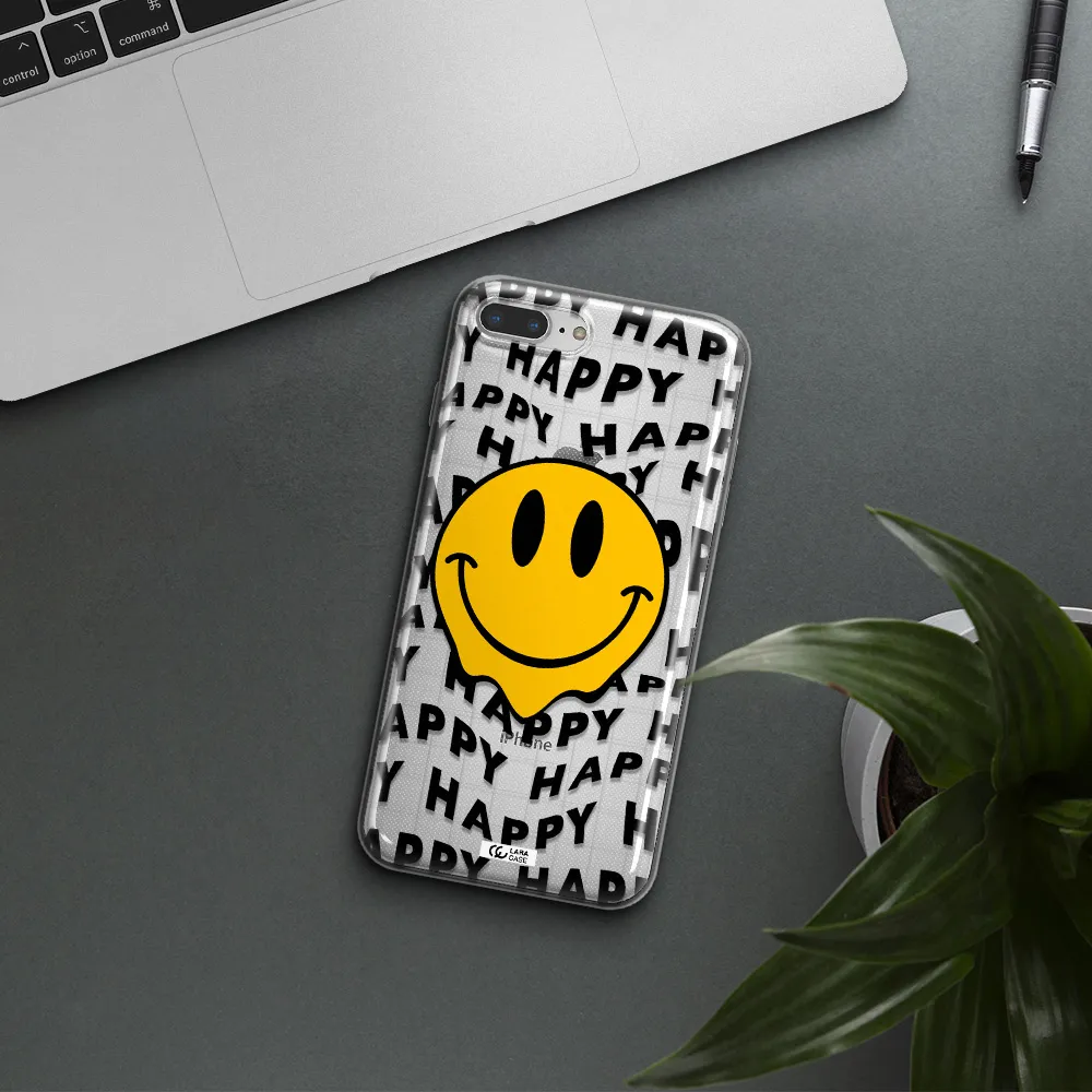 Happy Emoji Apple iPhone 7 plus Clear TPU Case