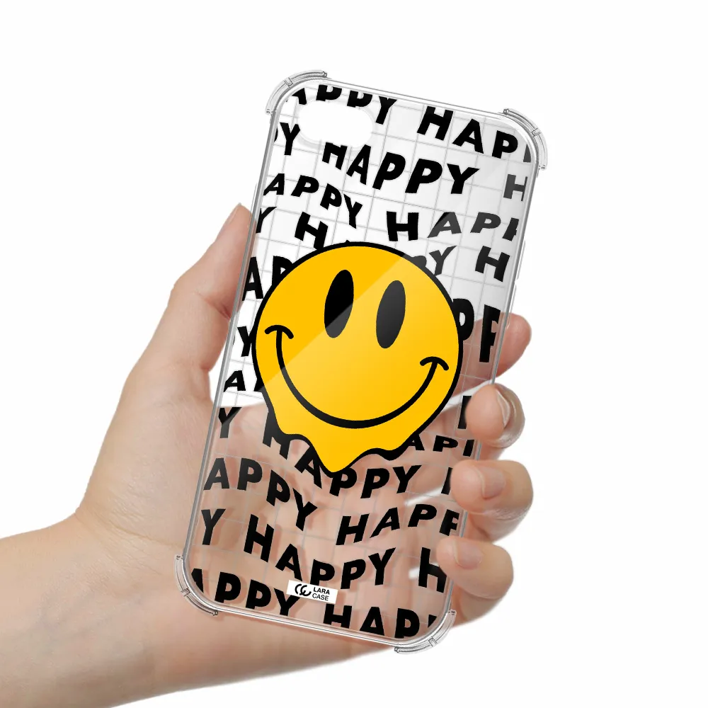 Happy Emoji Apple iPhone 8 Clear PC Case