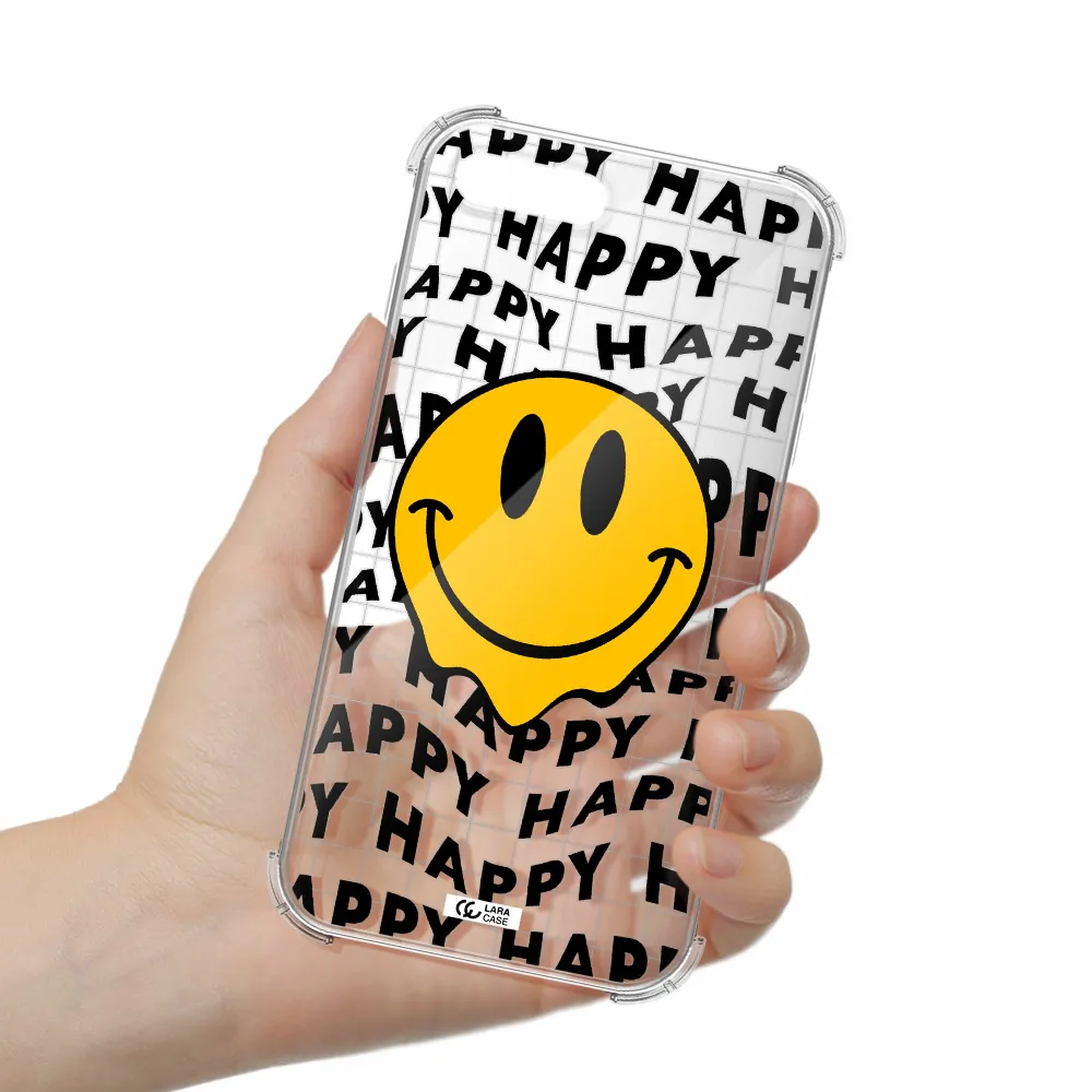 Happy Emoji Apple iPhone 8 plus Clear PC Case