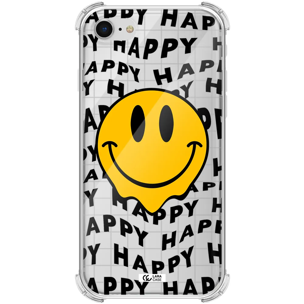 Happy Emoji Apple iPhone se 2020 Clear PC Case