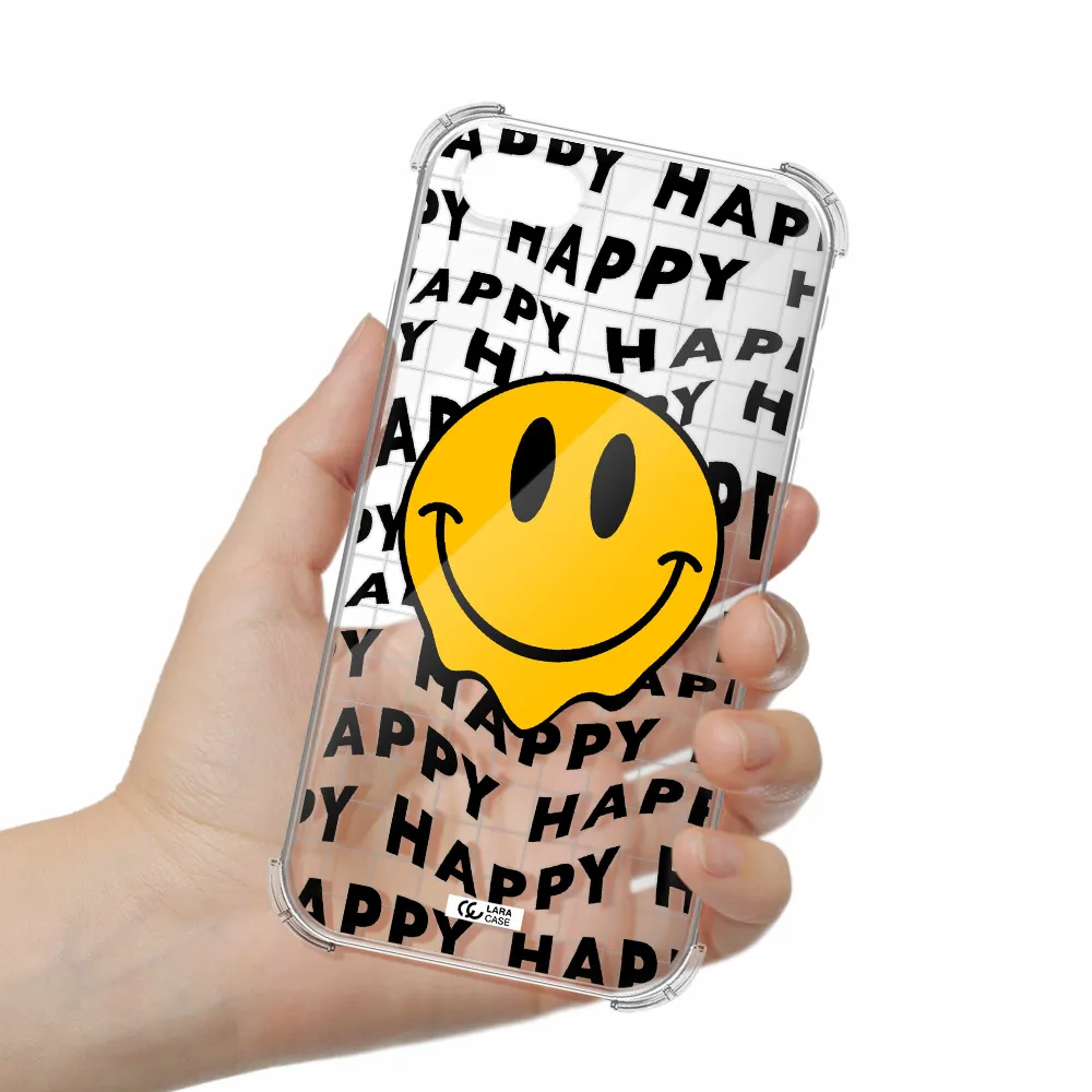 Happy Emoji Apple iPhone se 2020 Clear PC Case