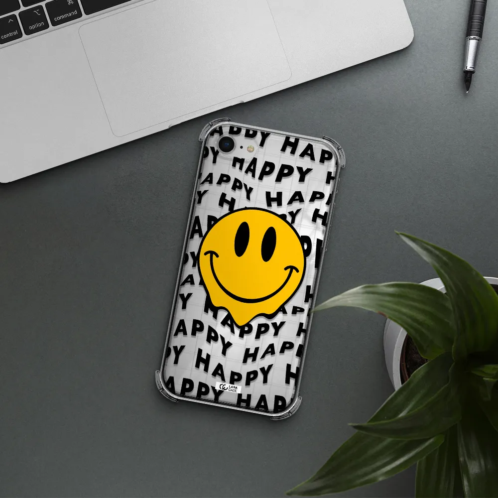Happy Emoji Apple iPhone se 2020 Clear PC Case