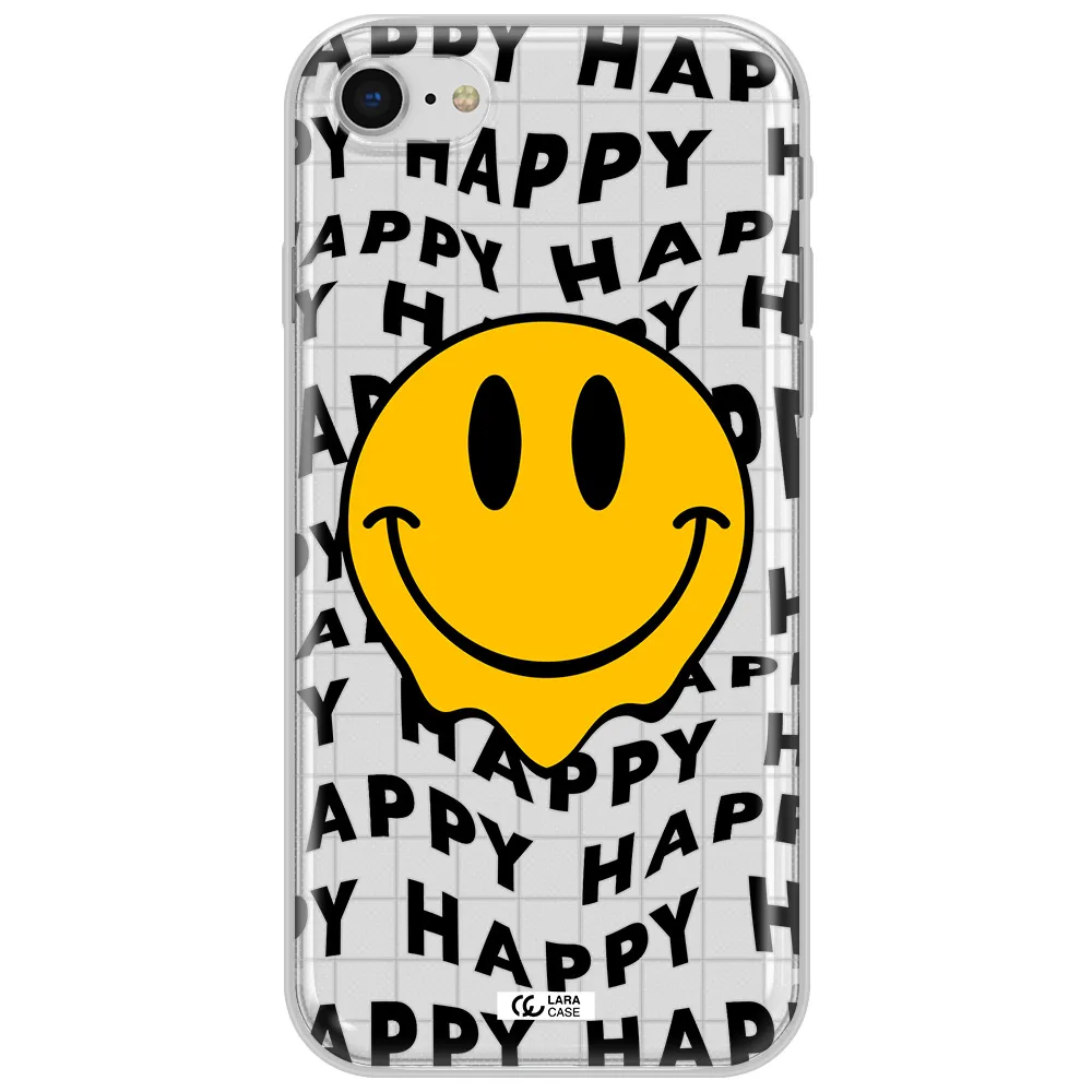 Happy Emoji Apple Iphone Se 2020 Clear Tpu Case