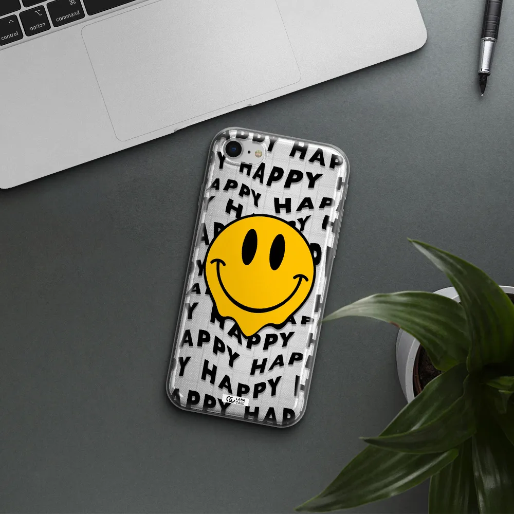 Happy Emoji Apple Iphone Se 2020 Clear Tpu Case