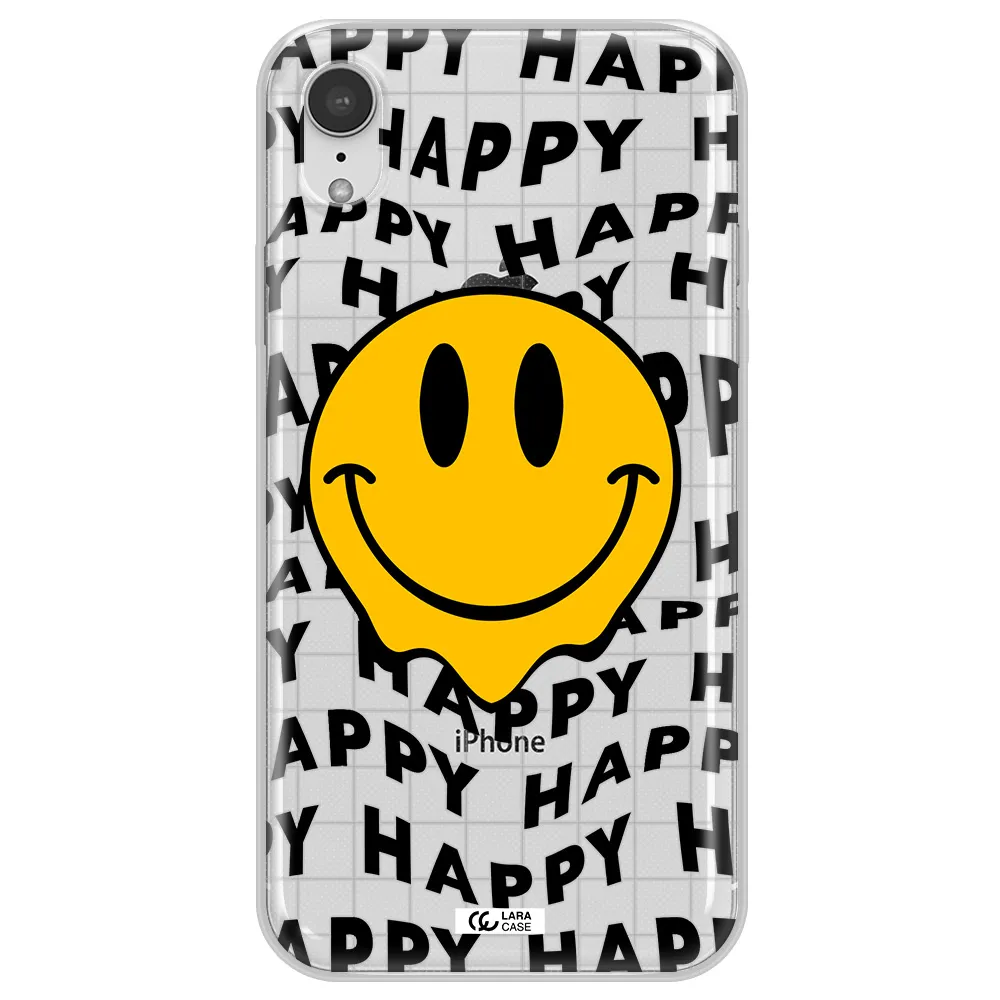 Happy Emoji Apple iPhone XR Clear TPU Case