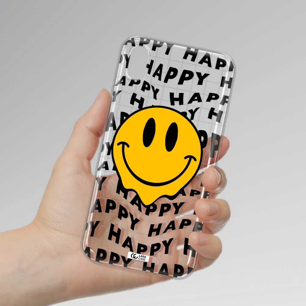 Happy Emoji Apple iPhone XR Clear TPU Case