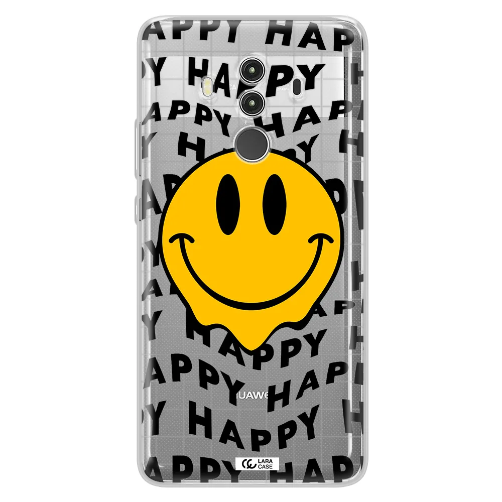 Happy Emoji Huawei Mate 10 Clear TPU Case