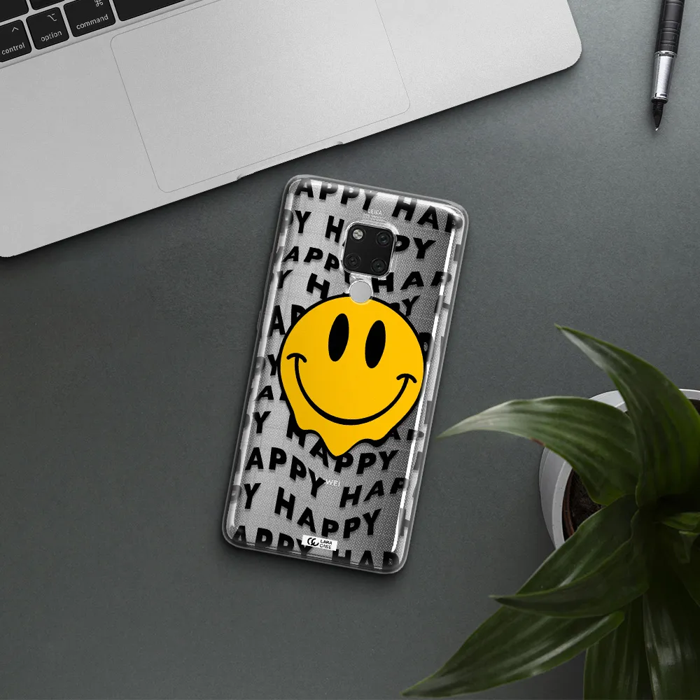 Happy Emoji Huawei Mate 20X Clear TPU Case