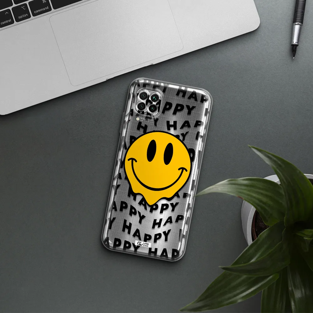 Happy Emoji Huawei Nova 7I Clear Tpu Case