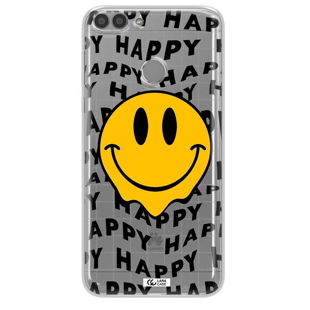 Happy Emoji Huawei P Smart 2017 Clear TPU Case