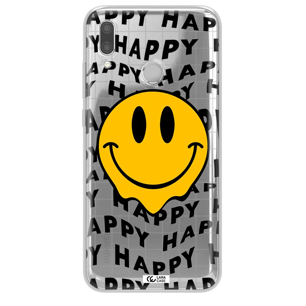 Happy Emoji Huawei P Smart 2019 Clear TPU Case