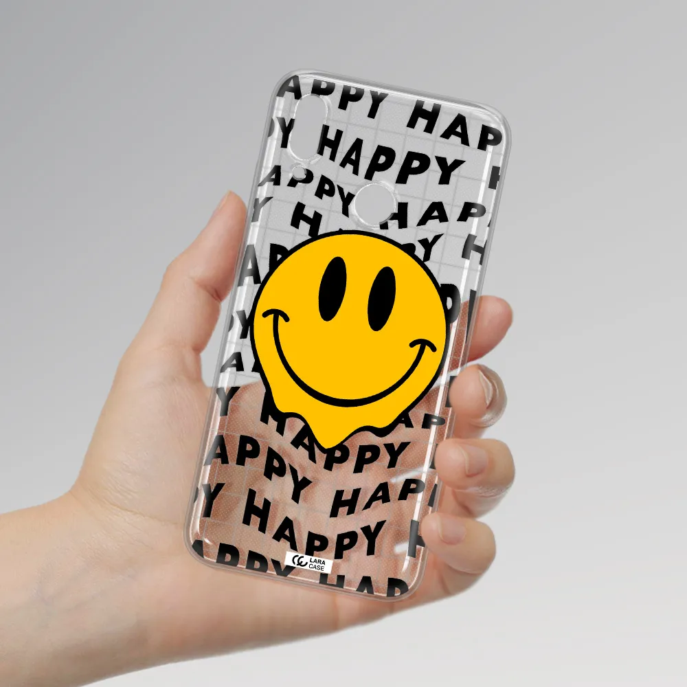 Happy Emoji Huawei P Smart 2019 Clear TPU Case