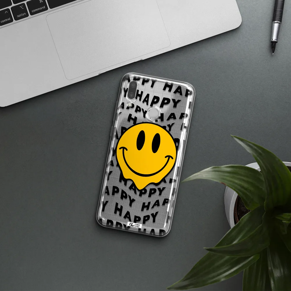 Happy Emoji Huawei P Smart 2019 Clear TPU Case