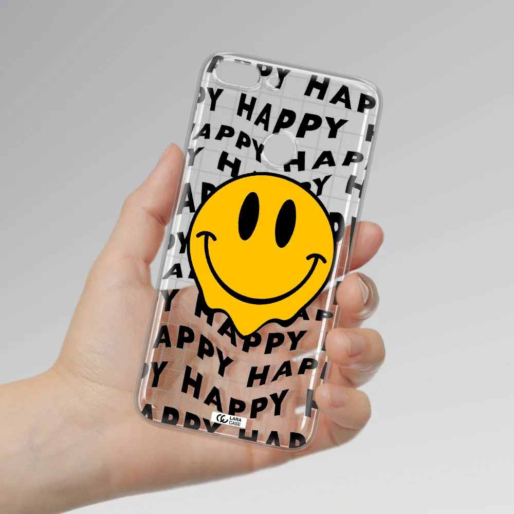 Happy Emoji Huawei P Smart Clear TPU Case