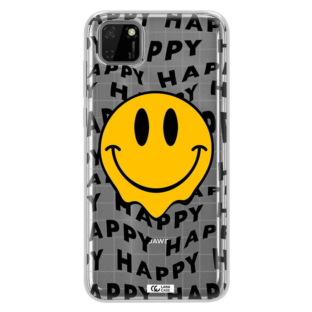 Happy Emoji Huawei Y5P Clear TPU Case