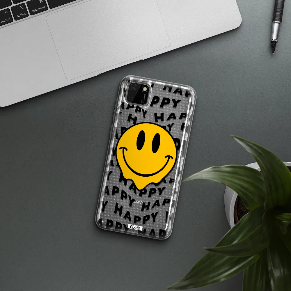 Happy Emoji Huawei Y5P Clear TPU Case